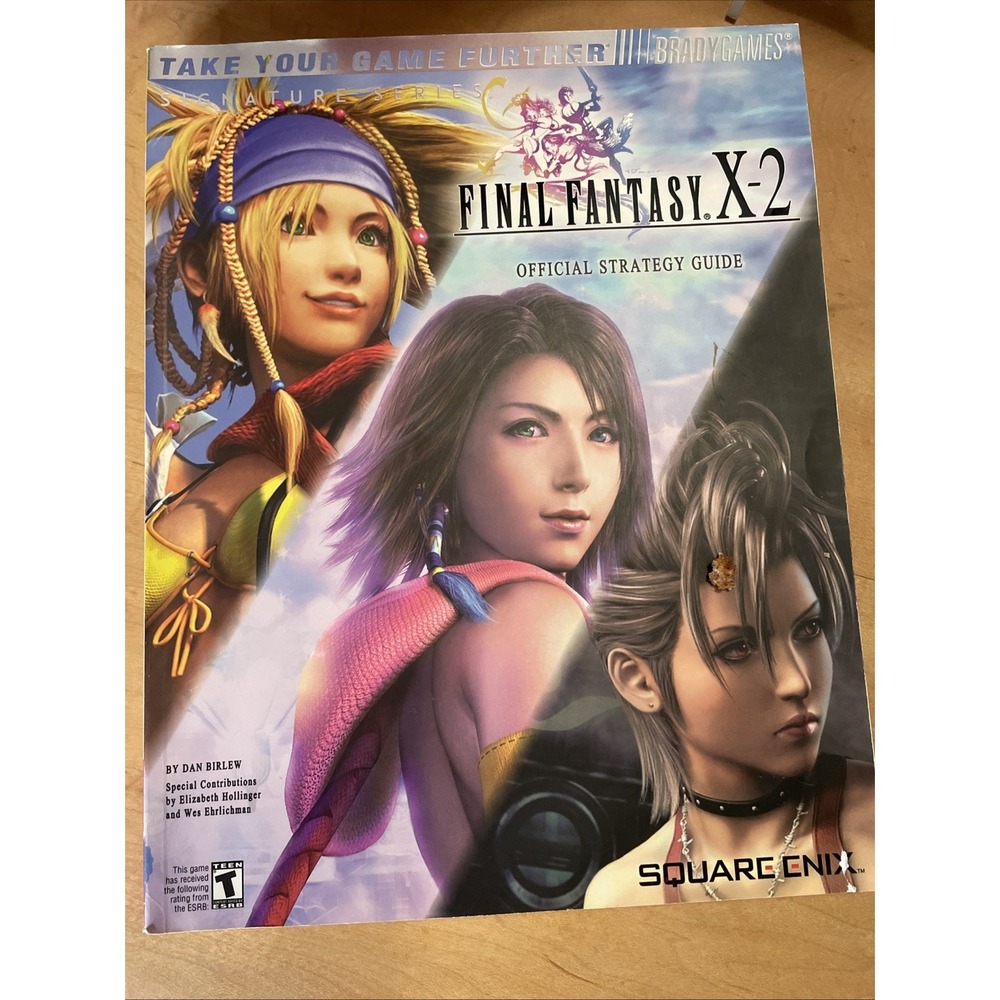Final Fantasy X-2 Official Strategy Guide Book PlayStation 2 Brady Games 2003
